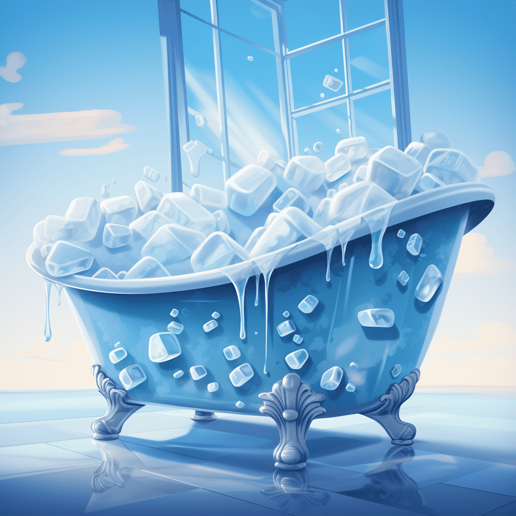 morning routine ideas, ice bath, cold plunge.
