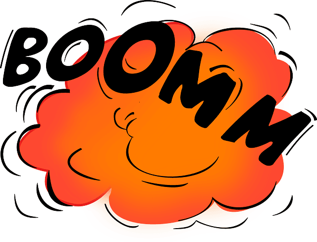 explosion, detonation, blast