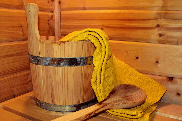 sauna, relax, wooden sauna